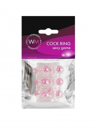 Прозрачная сквозная насадка на пенис с цветными шариками - Erowoman-Eroman - в Долгопрудном купить с доставкой