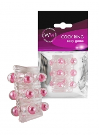 Прозрачная сквозная насадка на пенис с цветными шариками - Erowoman-Eroman - в Долгопрудном купить с доставкой