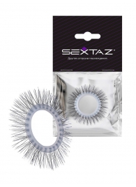 Круглое эрекционное кольцо с «ресничками» - Sextaz - в Долгопрудном купить с доставкой