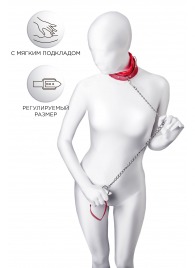 Красный ошейник с подкладкой из меха - ToyFa - купить с доставкой в Долгопрудном