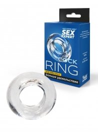 Прозрачное эрекционное кольцо-бублик - Sex Expert - в Долгопрудном купить с доставкой