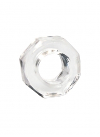 Прозрачное эрекционное кольцо в форме гайки - Sex Expert - в Долгопрудном купить с доставкой