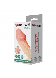 Телесная насадка на пенис Huel - 9 см. - Baile - в Долгопрудном купить с доставкой