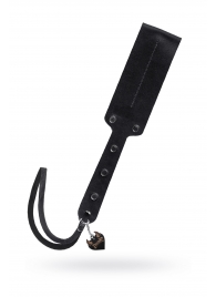 Черный кожаный пэддл - 32 см. - Pecado - купить с доставкой в Долгопрудном