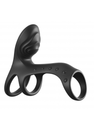 Черная насадка на пенис Ultimate Couples Cage Pro - Pipedream - в Долгопрудном купить с доставкой
