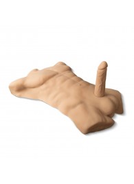 Телесный мужской торс с фаллоимитатором SILEXD Apollo L 7 - Adrien Lastic