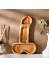 Деревянное блюдо для подачи в форме члена (25 х 16,5 х 1,7 см) - Сима-Ленд - купить с доставкой в Долгопрудном