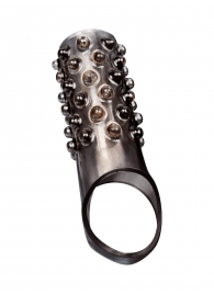 Дымчатая насадка на пенис с выпуклостями - 12 см. - Sex Expert - в Долгопрудном купить с доставкой