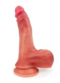 Телесный вибратор-реалистик с пультом ДУ - 23 см. - Erowoman-Eroman