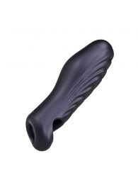 Сливовая силиконовая насадка на пенис с подхватом Manwan Ryzer - Manwan - в Долгопрудном купить с доставкой