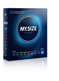 Презервативы MY.SIZE размер 72 - 3 шт. - My.Size - купить с доставкой в Долгопрудном