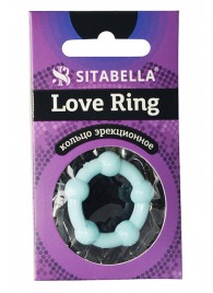 Цветное эрекционное кольцо Love Ring с бусинами - Sitabella - в Долгопрудном купить с доставкой