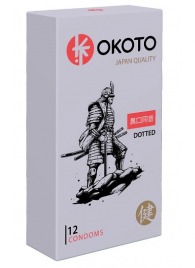 Точечные презервативы OKOTO Dotted - 12 шт. - Sitabella - купить с доставкой в Долгопрудном