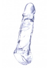 Прозрачная насадка-удлинитель Length Enhancer с подхватом - 16 см. - NMC - в Долгопрудном купить с доставкой