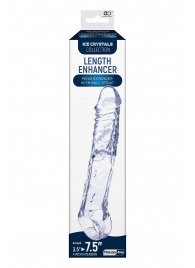 Прозрачная насадка-удлинитель Length Enhancer с подхватом - 22,3 см. - NMC - в Долгопрудном купить с доставкой