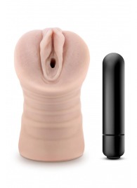 Телесный мастурбатор-вагина Ayumi с вибрацией - Blush Novelties - в Долгопрудном купить с доставкой