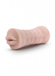 Телесный мастурбатор-ротик Nicole Vibrating Masturbator - Blush Novelties - в Долгопрудном купить с доставкой