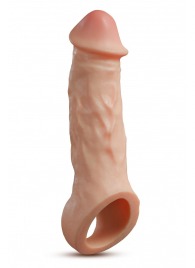 Телесная насадка-удлинитель Intrepid 9.25 Inch Realistic Penis Extender Sleeve - 23,5 см. - Blush Novelties - в Долгопрудном купить с доставкой
