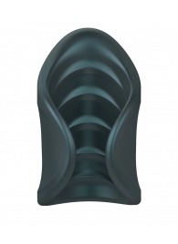 Серый сквозной мастурбатор с вибрацией Manwan Starter - Manwan - в Долгопрудном купить с доставкой