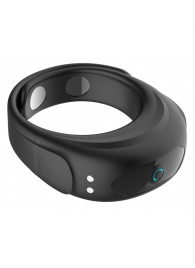 Черное эрекционное виброкольцо на ремешках - Boys of Toys - в Долгопрудном купить с доставкой