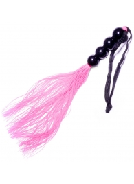 Розовая силиконовая плеть - 35,5 см. - Boys of Toys - купить с доставкой в Долгопрудном