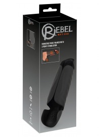 Черный вибромастурбатор с трехточечной стимуляцией Penis Trainer with 3 Point Stimulation - Orion - в Долгопрудном купить с доставкой