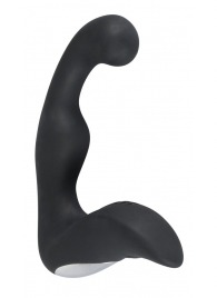 Черный перезаряжаемый стимулятор простаты с вибрацией - 14,6 см. - Orion - в Долгопрудном купить с доставкой
