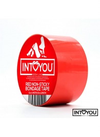 Красный скотч для фиксации Non-Sticky Bondage Tape - 15 м. - Intoyou - купить с доставкой в Долгопрудном