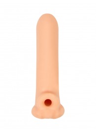 Телесный фаллоудлинитель Titan - 16,5 см. - Lola Games - в Долгопрудном купить с доставкой