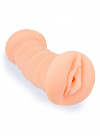 Телесный двусторонний мастурбатор с вибропулей и эрекционными кольцами в комплекте - Sexy Girl - в Долгопрудном купить с доставкой