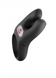 Черное эрекционное виброкольцо Nos - Fun Factory - в Долгопрудном купить с доставкой