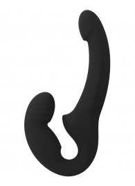 Черный безремневой страпон Share Lite - Fun Factory - купить с доставкой в Долгопрудном