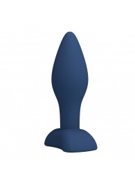 Синяя анальная пробка Bulb Plug - 12,1 см. - Baile