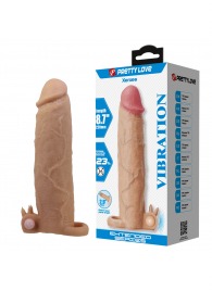 Телесная насадка на пенис Xerxes - 22 см. - Baile - в Долгопрудном купить с доставкой