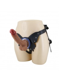 Поясной страпон Wells: трусики в форме бабочки и фаллоимитатор-насадка - Baile - купить с доставкой в Долгопрудном