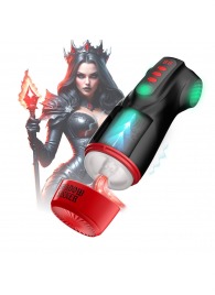 Интерактивный мастурбатор Raven с вакуумом, вибрацией и подсветкой - Shots Media BV - в Долгопрудном купить с доставкой