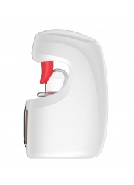 Белый мастурбатор с язычком и возвратно-поступательными движениями - Secwell - в Долгопрудном купить с доставкой