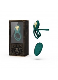 Зеленое эрекционное виброкольцо Bayek с пультом ДУ - Zalo - в Долгопрудном купить с доставкой