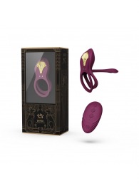 Фиолетовое эрекционное виброкольцо Bayek с пультом ДУ - Zalo - в Долгопрудном купить с доставкой