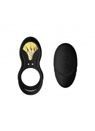 Черное эрекционное виброкольцо Bayek с пультом ДУ - Zalo - в Долгопрудном купить с доставкой