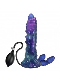 Фиолетовый яйцеродящий фаллоимитатор Duskwalker Sentinal на присоске - 22,4 см. - Baile - купить с доставкой в Долгопрудном