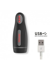 Черный автоматический мастурбатор с управлением через приложение - Oninder - в Долгопрудном купить с доставкой