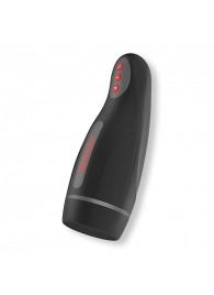 Черный автоматический мастурбатор с управлением через приложение - Oninder - в Долгопрудном купить с доставкой