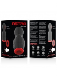 Черно-красный мастурбатор с вибрацией и всасыванием - JAMYJOB - в Долгопрудном купить с доставкой