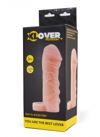 Фаллическая удлиняющая насадка с кольцом для фиксации - 16 см. - ToyFa - в Долгопрудном купить с доставкой