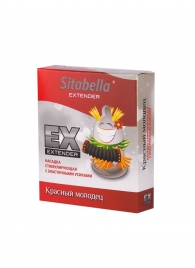 Стимулирующая насадка Sitabella Extender  Красный молодец - Sitabella - купить с доставкой в Долгопрудном