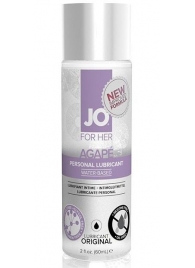 Лубрикант на водной основе для женщин JO AGAPE LUBRICANT ORIGINAL - 60 мл. - System JO - купить с доставкой в Долгопрудном