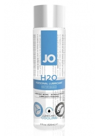 Охлаждающий лубрикант на водной основе JO Personal Lubricant H2O COOLING - 120 мл. - System JO - купить с доставкой в Долгопрудном