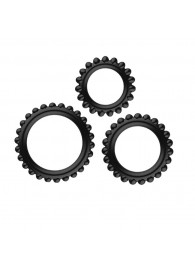 Набор из 3 ребристых эреционных колец TITAN - Baile - в Долгопрудном купить с доставкой