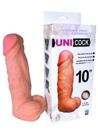 Фаллическая насадка Харнесс UNICOCK 10  - 25 см. - LOVETOY (А-Полимер) - купить с доставкой в Долгопрудном